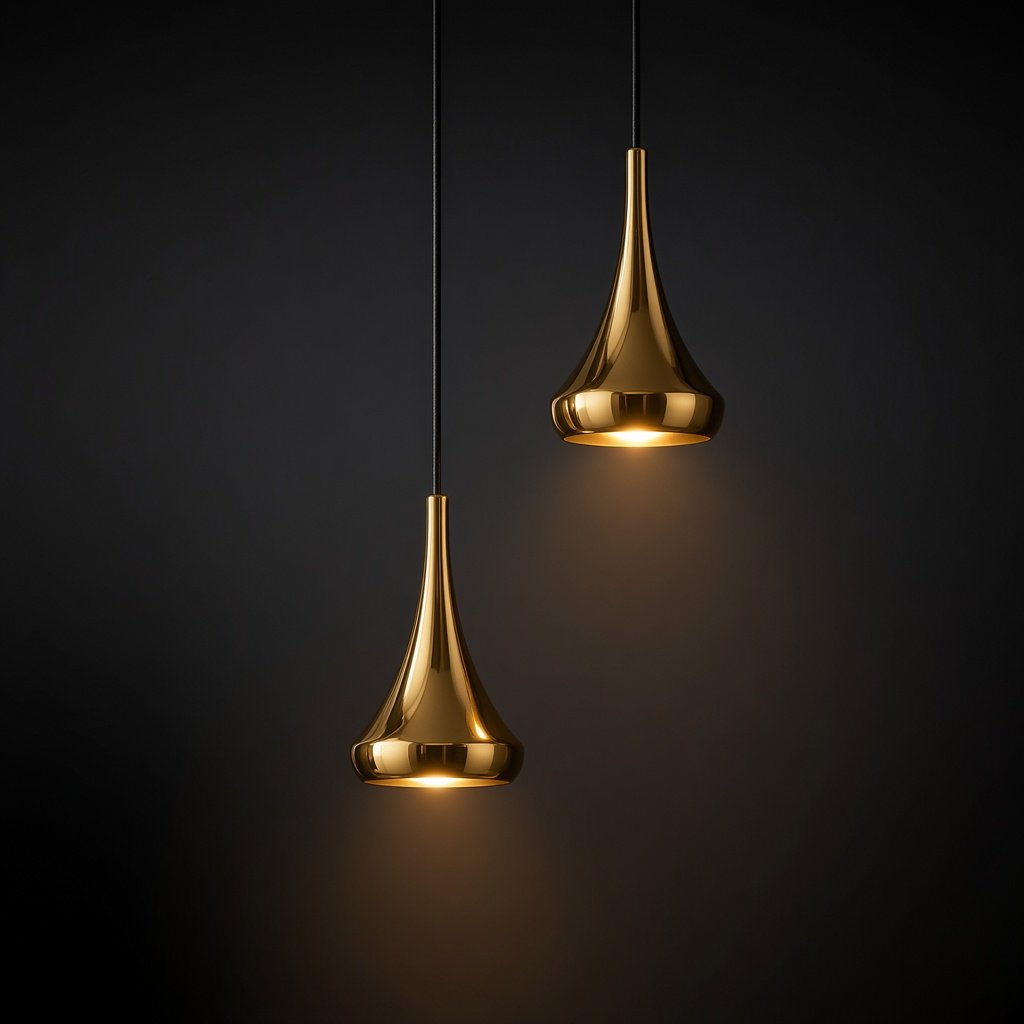 ILEN Brass Flare Pendant